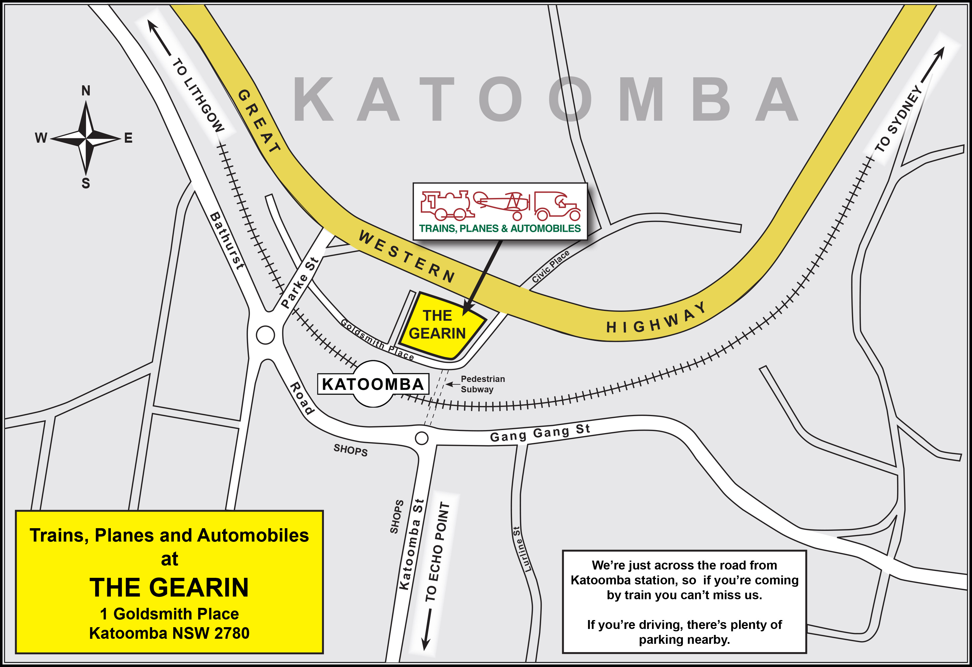 Map of TPA at The Gearin